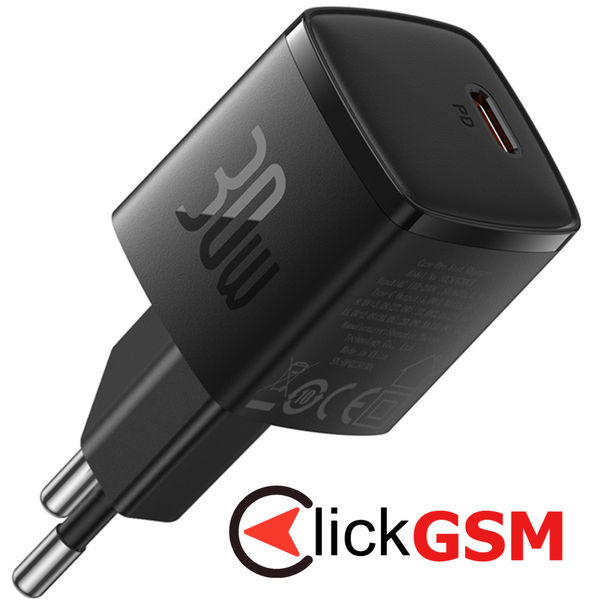 Baseus - Wall Charger Cube Pro (CCXF000301) - Fast Charger, Type-C, 30W - Black