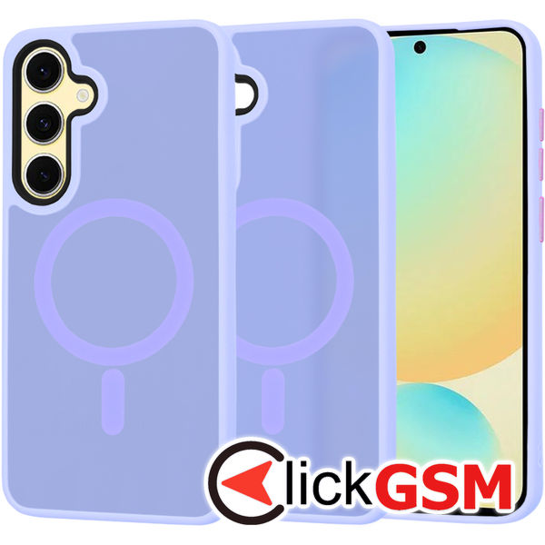 Techsuit - HaloFrost MagSafe Series - Samsung Galaxy S24 FE - Light Purple