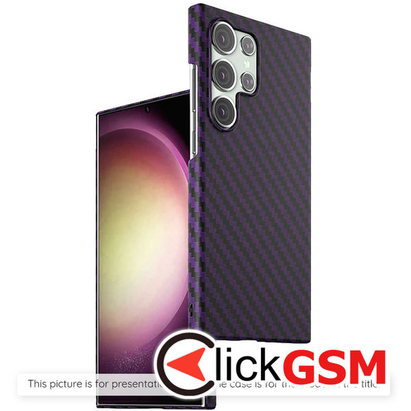 Techsuit - Carbonite FiberShell - Motorola Edge 50 Fusion - Purple