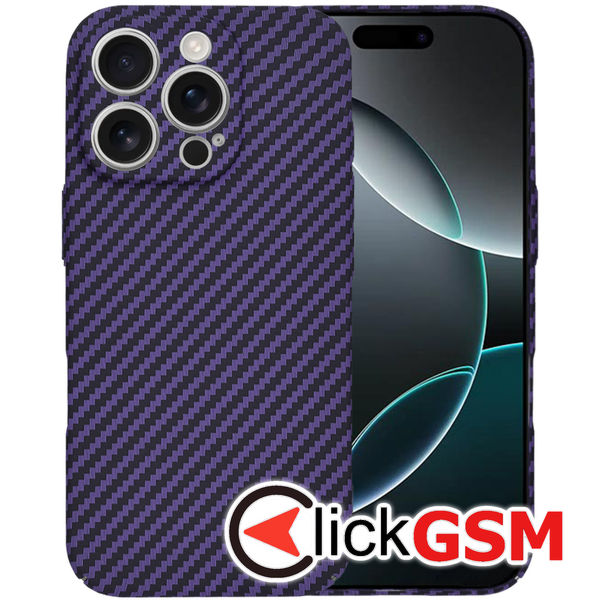 Techsuit - Carbonite FiberShell - iPhone 16 Pro - Purple