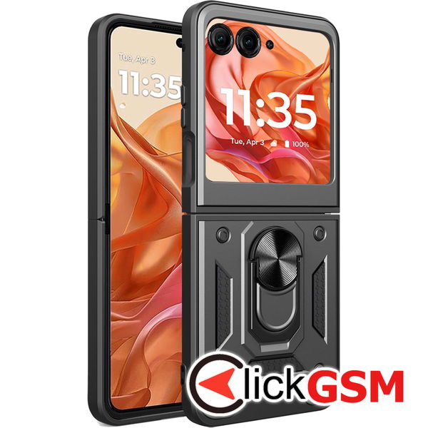 Techsuit - CamShield Series - Motorola Razr 50 - Black