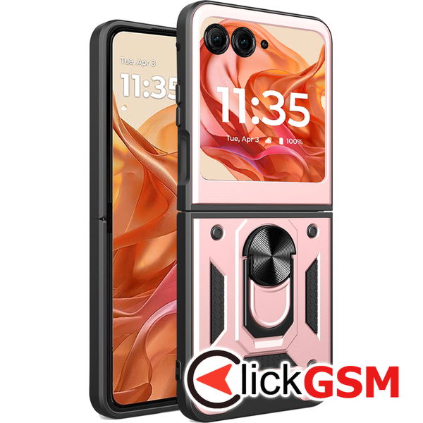 Techsuit - CamShield Series - Motorola Razr 50 - Rose Gold