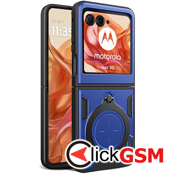 Techsuit - CamGuard Pro - Motorola Razr 50 - Blue