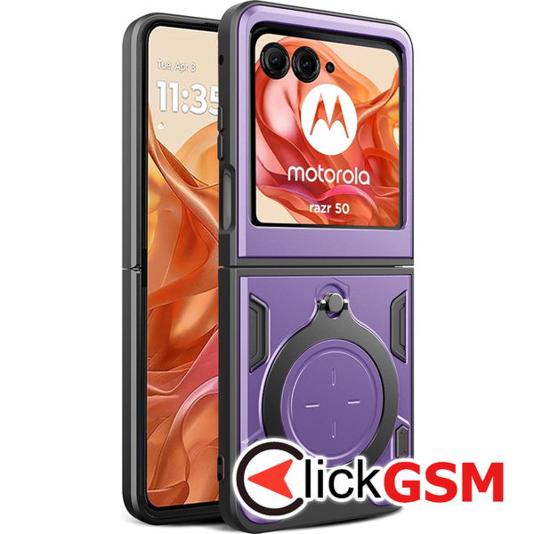 Techsuit - CamGuard Pro - Motorola Razr 50 - Purple