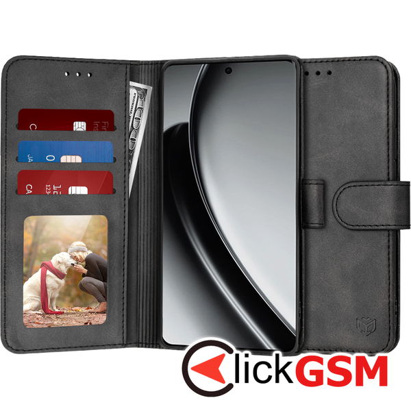 Techsuit - Diary Book - Realme  GT 6 / GT 6T - Black