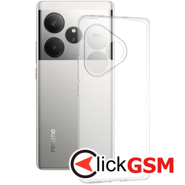 Techsuit - Clear Silicone - Realme GT 6 / GT 6T - Transparent