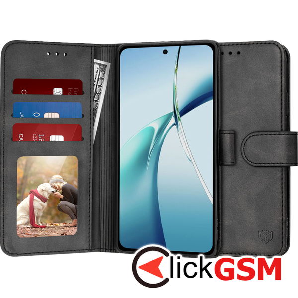 Techsuit - Diary Book - OnePlus Nord CE4 Lite - Black