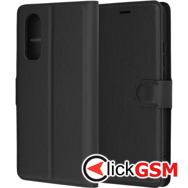Techsuit - Leather Folio - OnePlus Nord CE4 Lite - Black