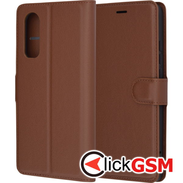 Techsuit - Leather Folio - OnePlus Nord CE4 Lite - Brown