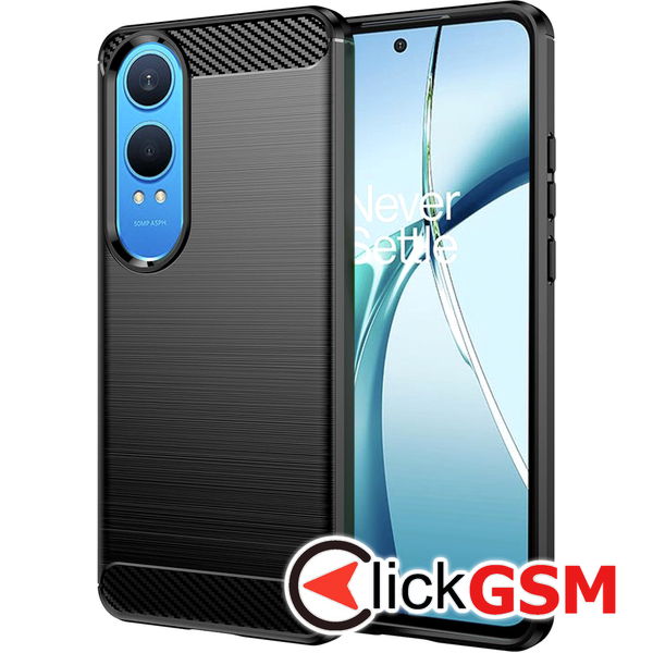 Techsuit - Carbon Silicone - OnePlus Nord CE4 Lite - Black