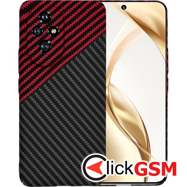 Techsuit - Carbonite FiberShell - Honor 200 - Red Vortex