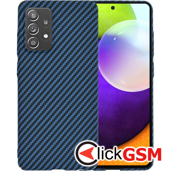 Techsuit - Carbonite FiberShell - Samsung Galaxy A52 4G / A52 5G / A52s 5G - Cyan