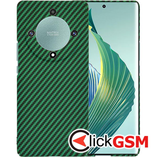 Techsuit - Carbonite FiberShell - Honor Magic5 Lite - Green