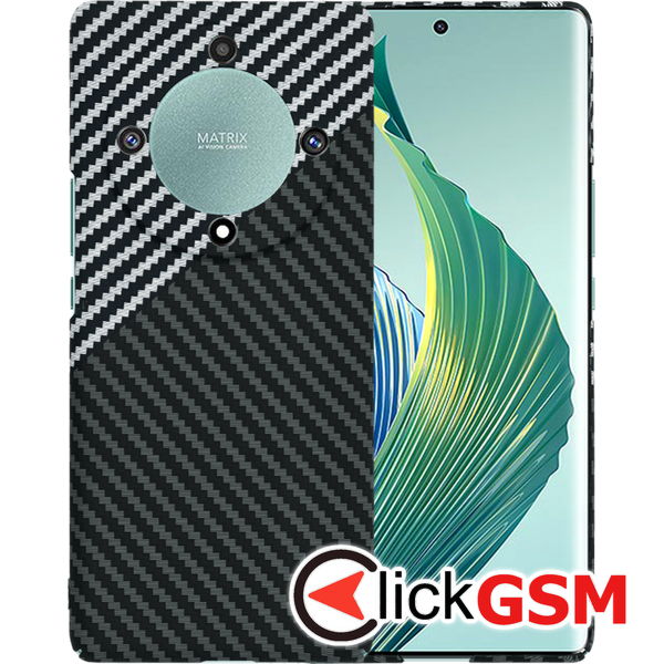 Techsuit - Carbonite FiberShell - Honor Magic5 Lite - Stealth Gray