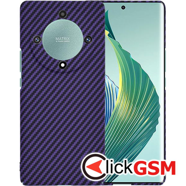 Techsuit - Carbonite FiberShell - Honor Magic5 Lite - Purple