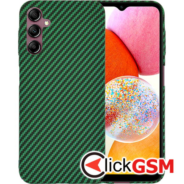 Techsuit - Carbonite FiberShell - Samsung Galaxy A14 4G / A14 5G - Green