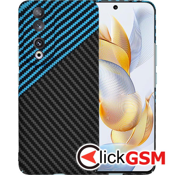 Techsuit - Carbonite FiberShell - Honor 90 - Blue Pulse