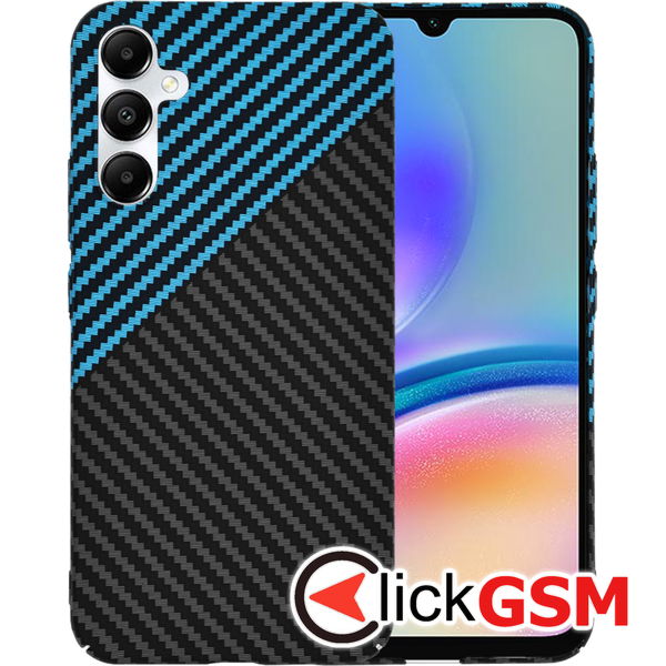Techsuit - Carbonite FiberShell - Samsung Galaxy A05s - Blue Pulse