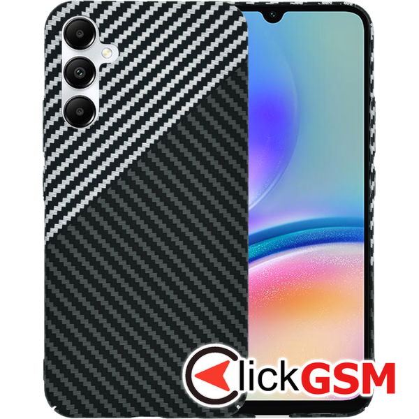 Techsuit - Carbonite FiberShell - Samsung Galaxy A05s - Stealth Gray