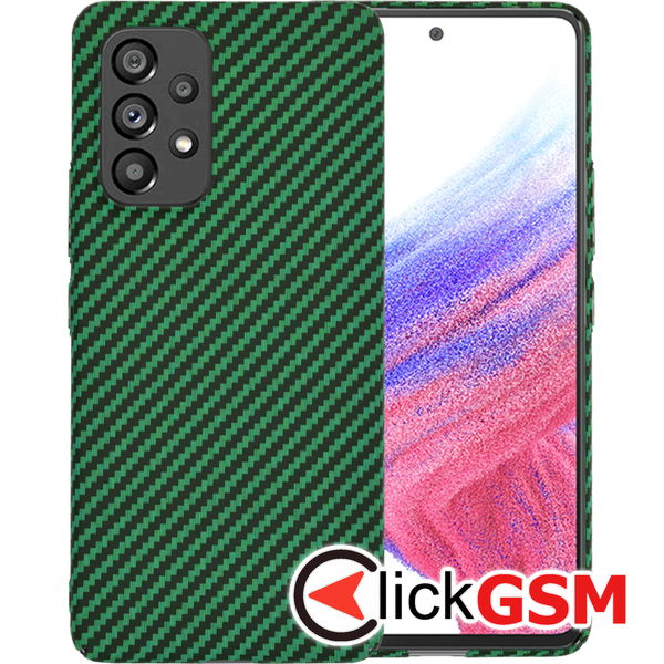 Techsuit - Carbonite FiberShell - Samsung Galaxy A53 5G - Green
