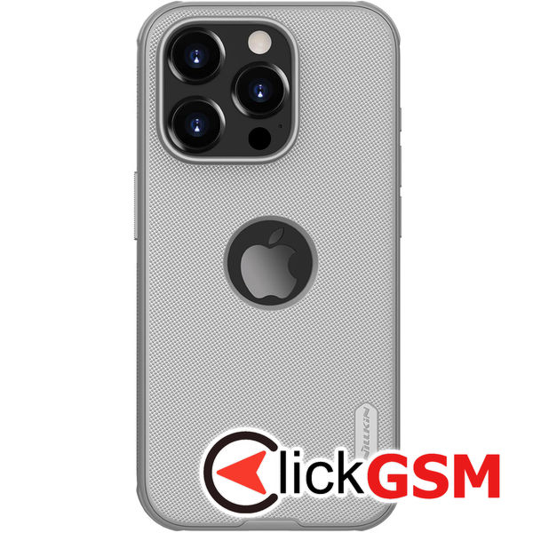 Nillkin - Super Frosted Shield Pro (Logo Cutout) - iPhone 16 Pro - Titanium Gray