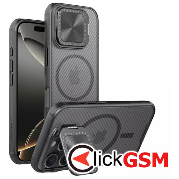 Nillkin - CamShield Prop Magnetic - iPhone 16 Pro - Transparent Black