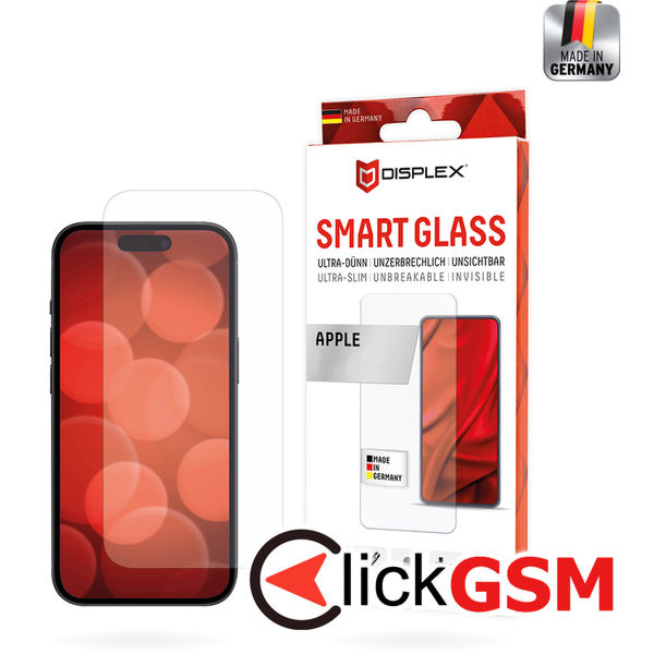Displex - Premium Smart FlexiGlass - iPhone 16 Plus / iPhone 15 Pro Max / iPhone 15 Plus - Clear