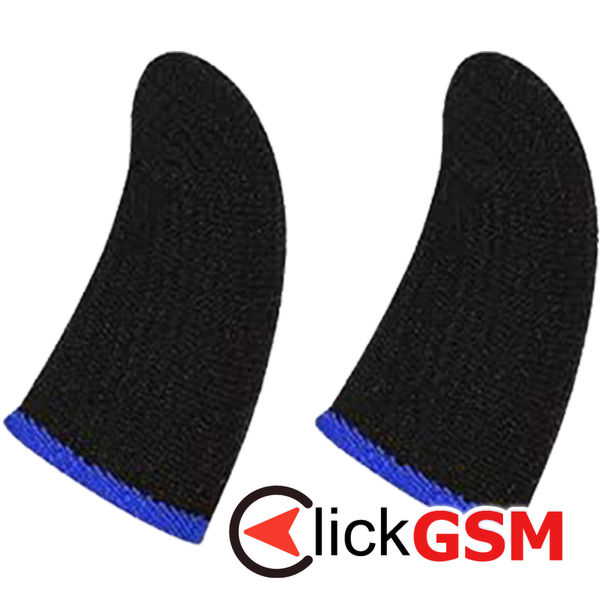 Techsuit - Mobile Gaming Finger Sleeve (FS1-01) - for Peaceful Elite, King of Glory, Call of Duty - Blue