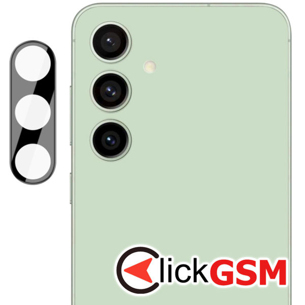 Techsuit - Full Camera Glass - Samsung Galaxy S24 FE - Black