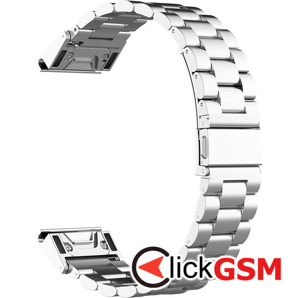 Techsuit - Watchband QuickFit 20mm (W010) - Instinct 2S/2S Solar/Approach S70 42mm/Forerunner 220/230/235/630/735 - Silver