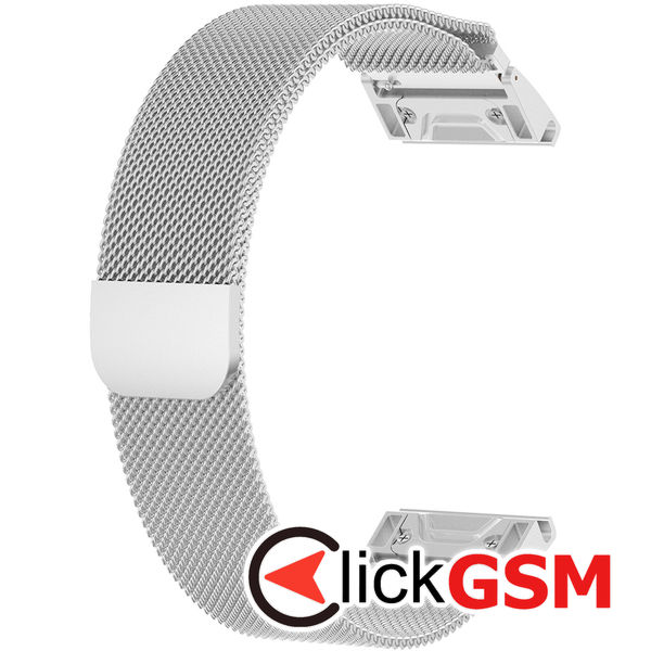 Techsuit - Watchband QuickFit 20mm (W009) - Instinct 2S/2S Solar/Approach S70 42mm/Forerunner 220/230/235/630/735 - Silver