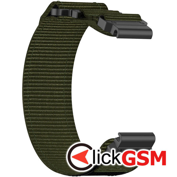Techsuit - Watchband QuickFit 22mm (W057) - Garmin Fenix 5/5 Plus 6/6 Pro/7/Forerunner 935/945/955/Approach S60/S62 - Green