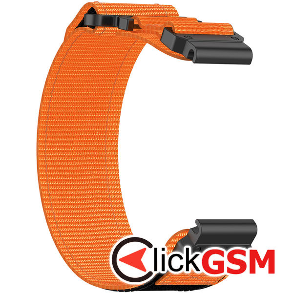 Techsuit - Watchband QuickFit 22mm (W057) - Garmin Fenix 5/5 Plus 6/6 Pro/7/Forerunner 935/945/955/Approach S60/S62 - Orange