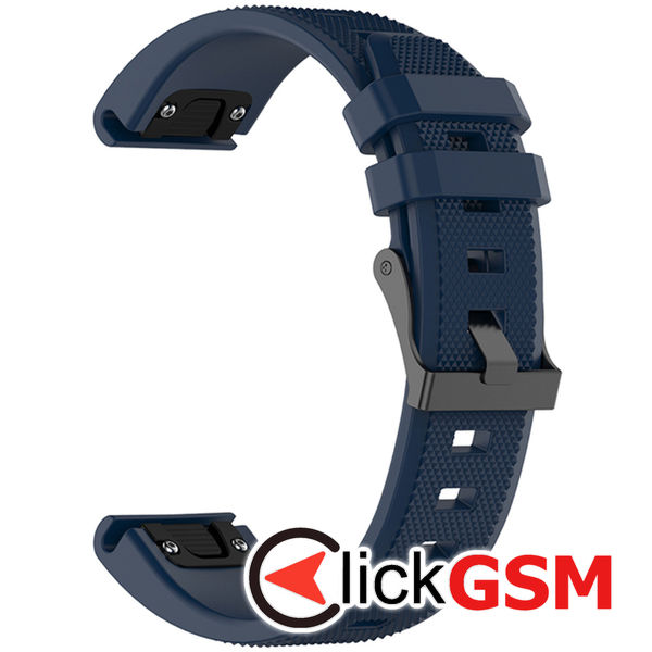 Techsuit - Watchband QuickFit 26mm (W058) - Garmin Fenix 3/3 HR/5X/5X Plus/6X/6X Pro/7X/7X Pro Solar - Navy Blue