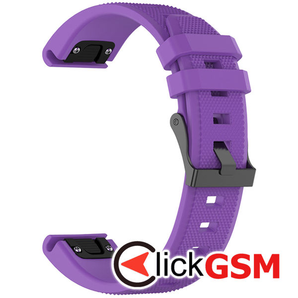 Techsuit - Watchband QuickFit 22mm (W058) - Garmin Fenix 5/5 Plus 6/6 Pro/7/Forerunner 935/945/955/Approach S60/S62 - Purple