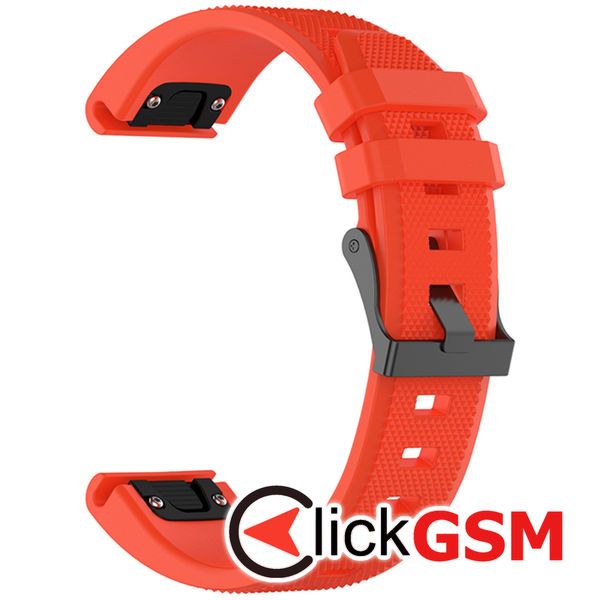 Techsuit - Watchband QuickFit 22mm (W058) - Garmin Fenix 5/5 Plus 6/6 Pro/7/Forerunner 935/945/955/Approach S60/S62 - Orange
