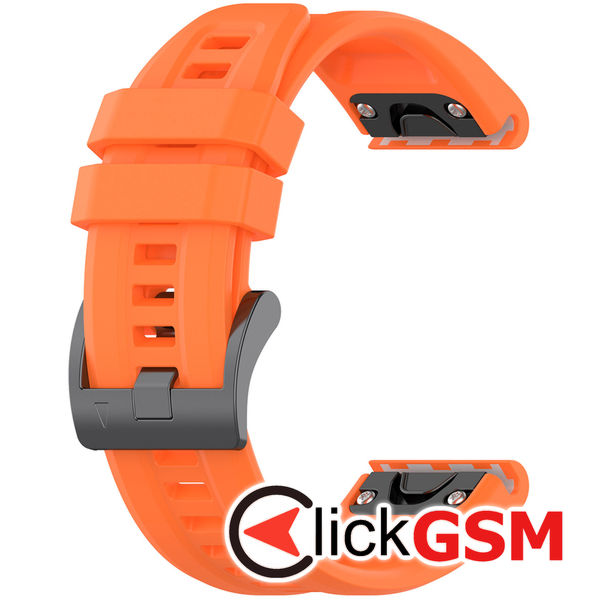 Techsuit - Watchband QuickFit 26mm (W060) - Garmin Fenix 3/3 HR/5X/5X Plus/6X/6X Pro/7X/7X Pro Solar - Orange