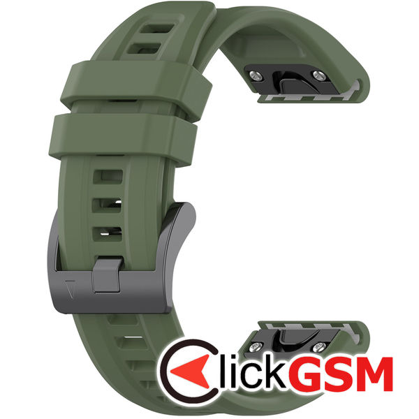 Techsuit - Watchband QuickFit 26mm (W060) - Garmin Fenix 3/3 HR/5X/5X Plus/6X/6X Pro/7X/7X Pro Solar - Dark Green