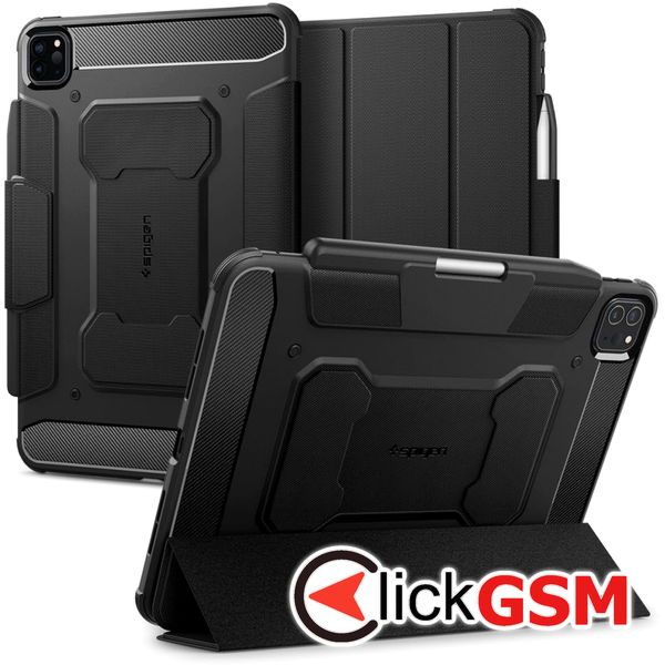 Spigen - Rugged Armor Pro - iPad Pro 11 (2024) - Black