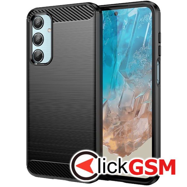 Techsuit - Carbon Silicone - Samsung Galaxy M35 - Black