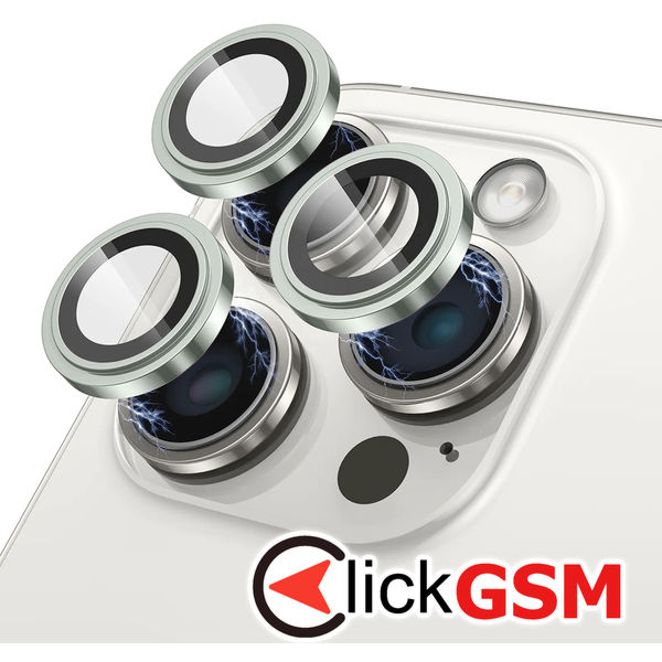 Lito - S+ Camera Glass Protector - iPhone 16 / iPhone 16 Plus - Green Titanium