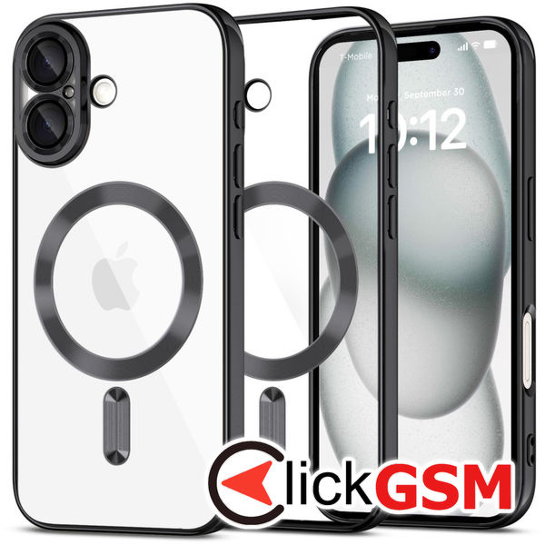 Techsuit - Luxury Crystal MagSafe - iPhone 16 - Black