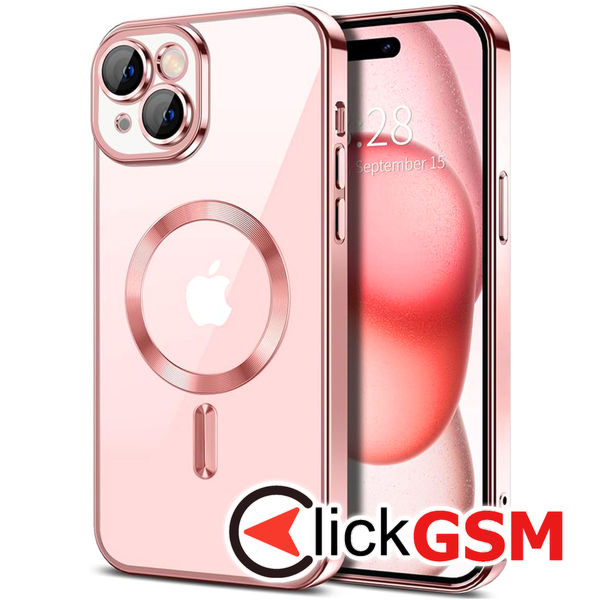 Techsuit - Luxury Crystal MagSafe - iPhone 16 - Pink