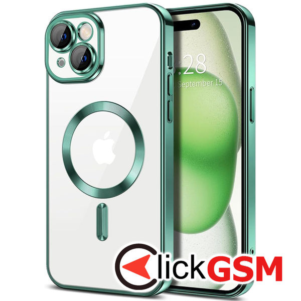 Techsuit - Luxury Crystal MagSafe - iPhone 16 - Light Green