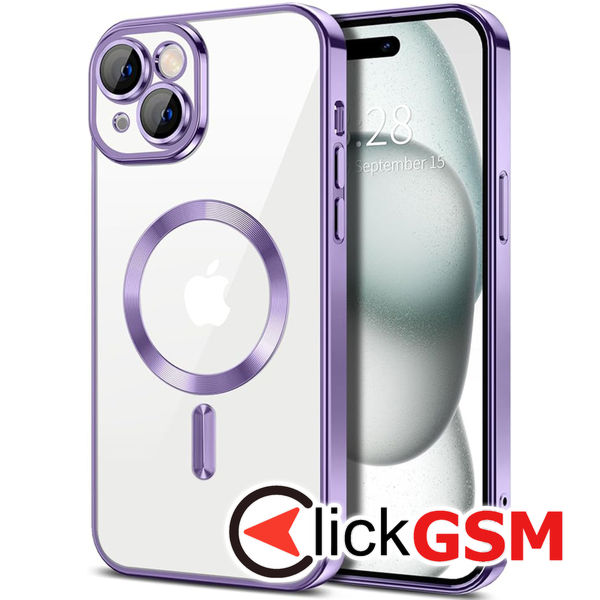 Techsuit - Luxury Crystal MagSafe - iPhone 16 Plus - Light Purple