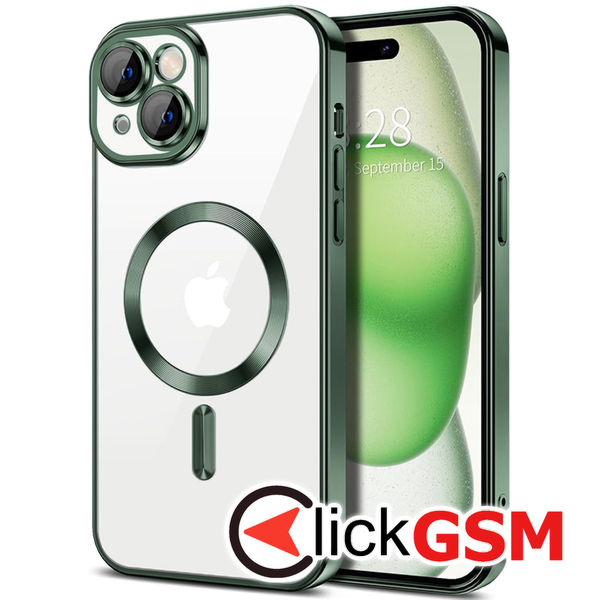 Techsuit - Luxury Crystal MagSafe - iPhone 16 Plus - Deep Green