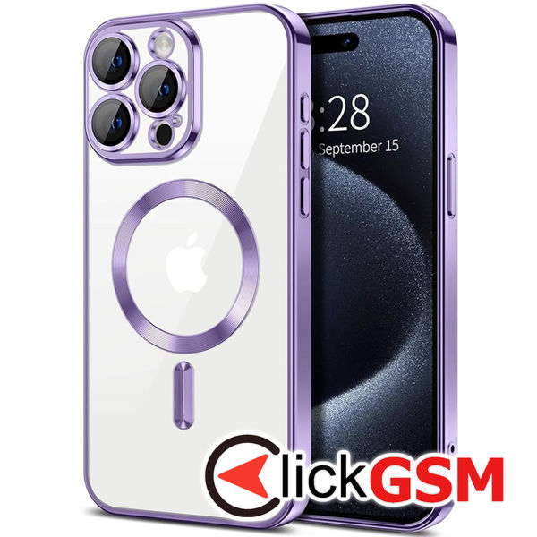 Techsuit - Luxury Crystal MagSafe - iPhone 16 Pro - Light Purple