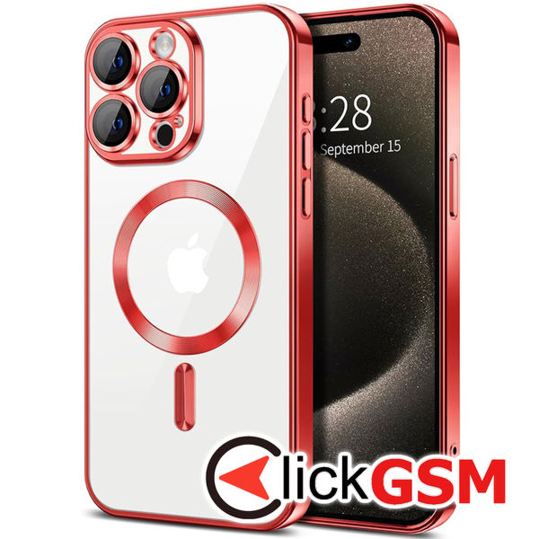 Techsuit - Luxury Crystal MagSafe - iPhone 16 Pro Max - Red