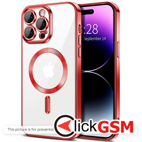 Techsuit - Luxury Crystal MagSafe - Samsung Galaxy A15 4G / A15 5G - Red