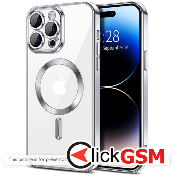 Techsuit - Luxury Crystal MagSafe - Samsung Galaxy A15 4G / A15 5G - Silver